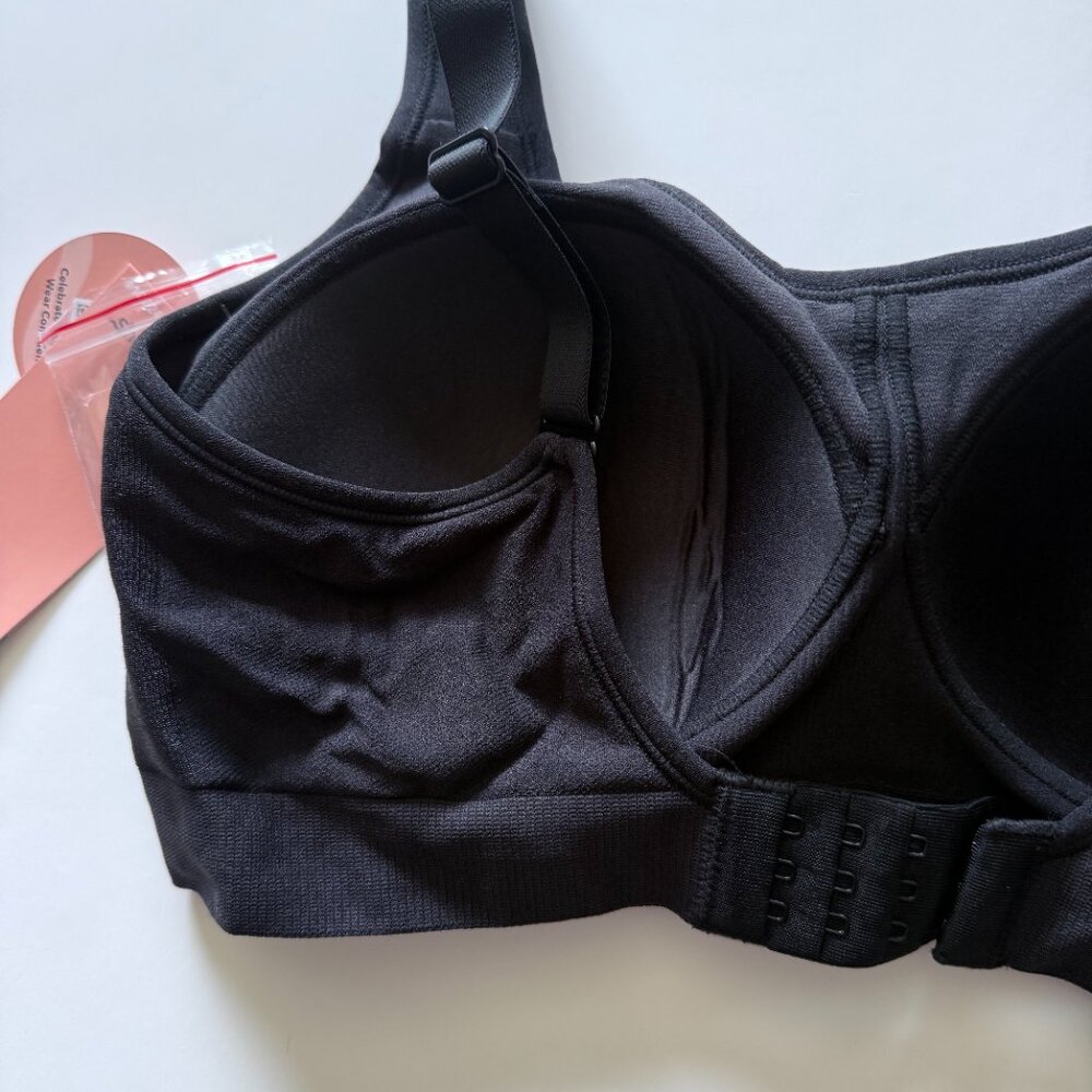 NWT Shapermint Everyday Comfort Straps Wireless Shaping Bra Black Size Medium M - Picture 7 of 8